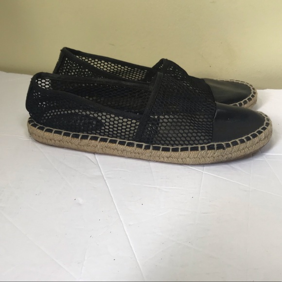 Sam Edelman Ganga Mesh Espadrilles Leather Flats Loafers Shoes Slides Slip On - Picture 7 of 16